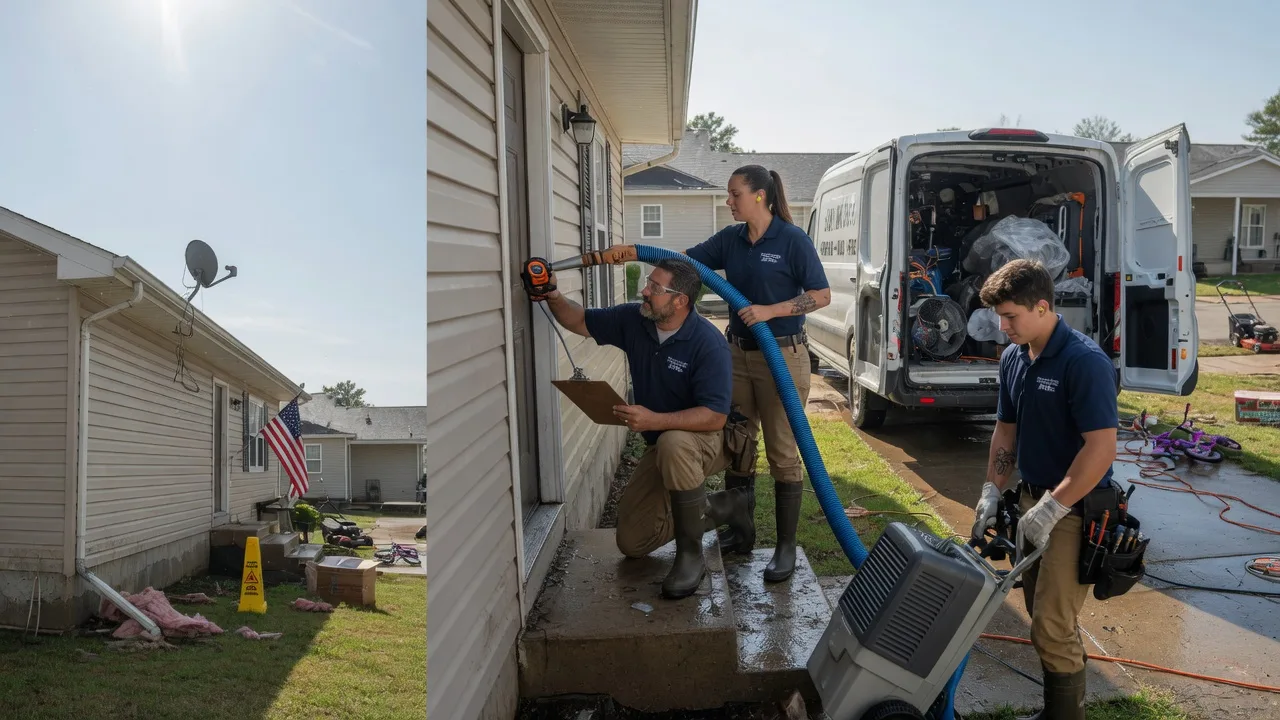 Ceiling Water Damage Restoration in Whitestown, IN near me